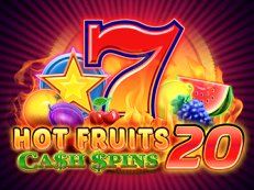 Hot Fruits 20 Cash Spins video slot